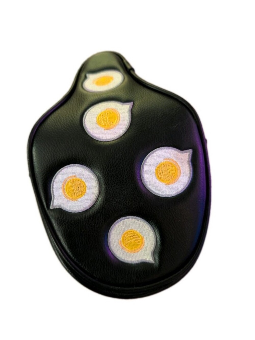 Golf Mallet Putter Headcover - The Fried Egg - Magnetic Closure